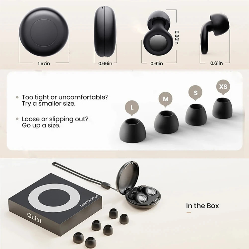 Bouchons d'oreilles réutilisables en silicone