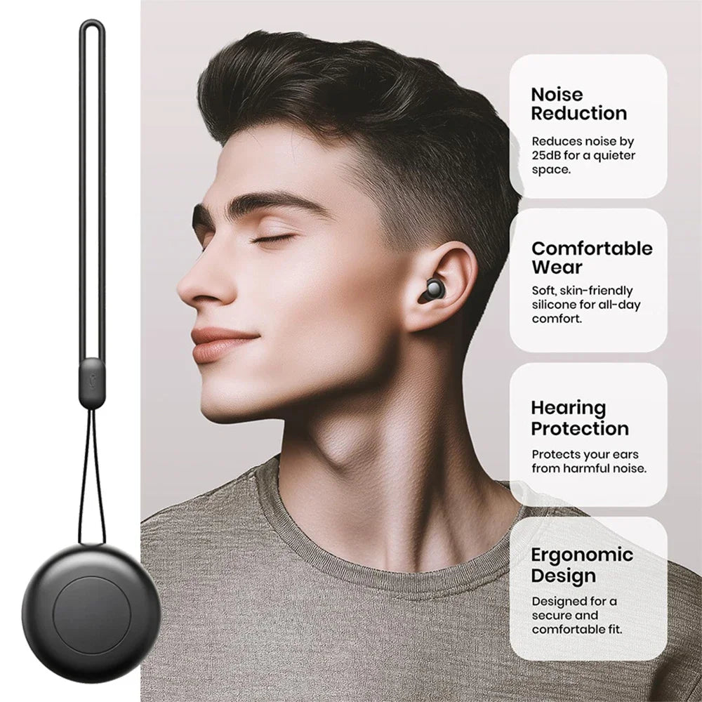 Bouchons d'oreilles réutilisables en silicone