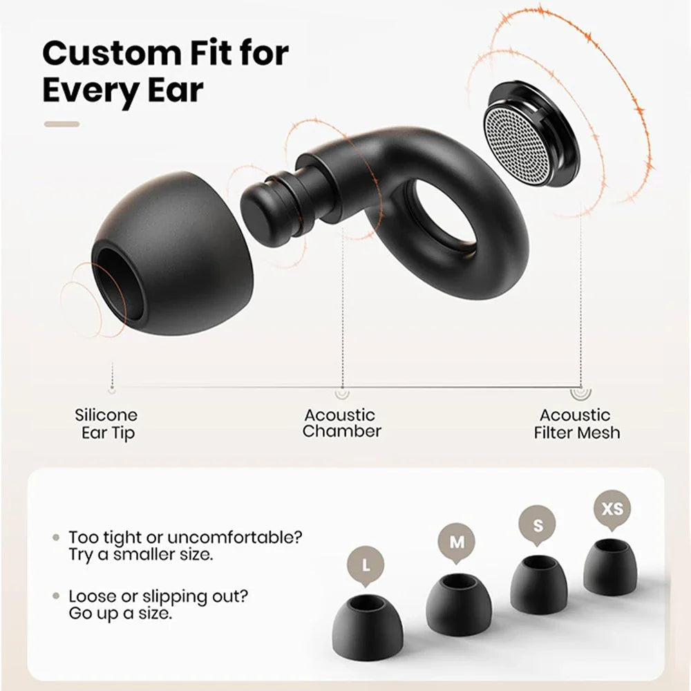 Bouchons d'oreilles réutilisables en silicone